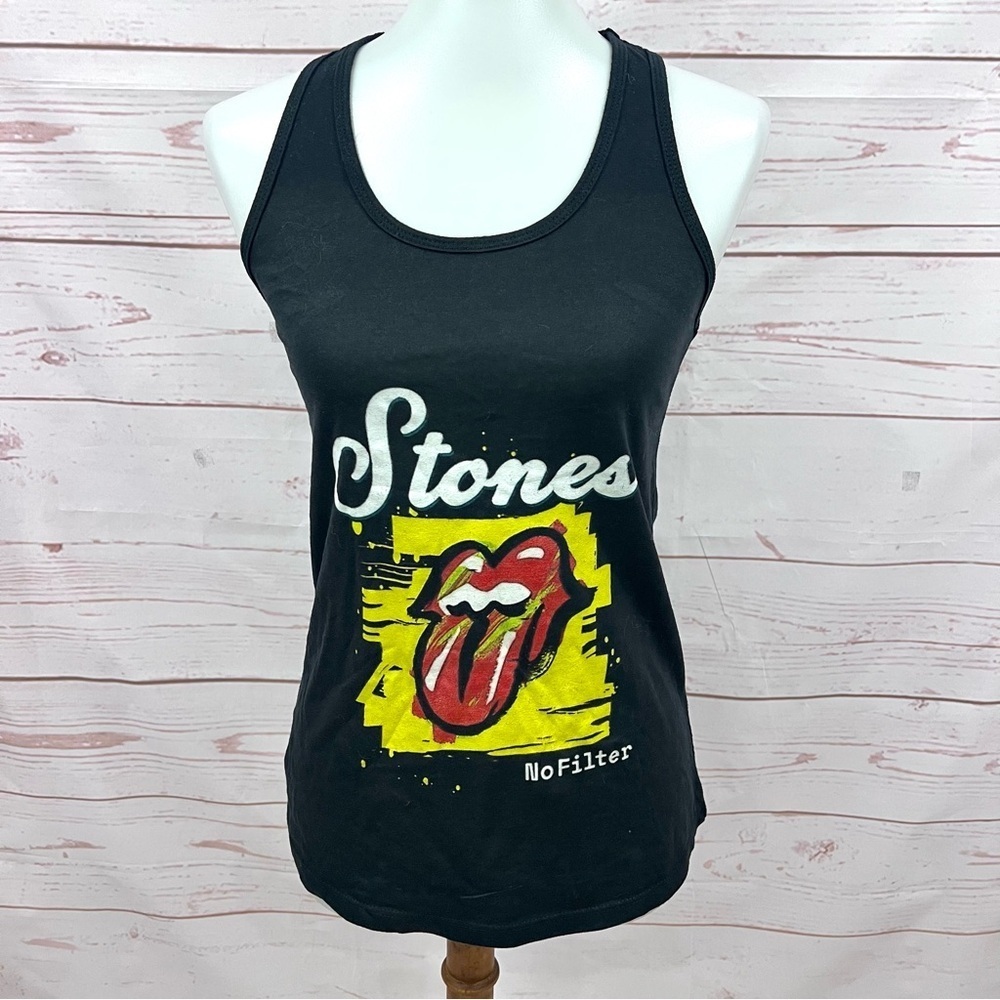 Rolling Stones No Filter Concert Graphic Racerback Tank Top